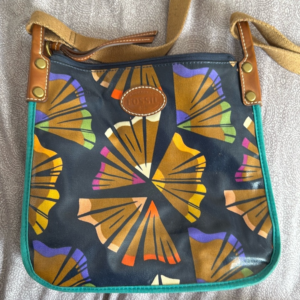 Fossil Pencil Shavings Crossbody Purse